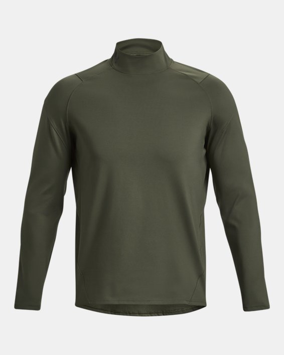 Herren UA RUSH™ ColdGear® Shirt mit Stehkragen, Green, pdpMainDesktop image number 4